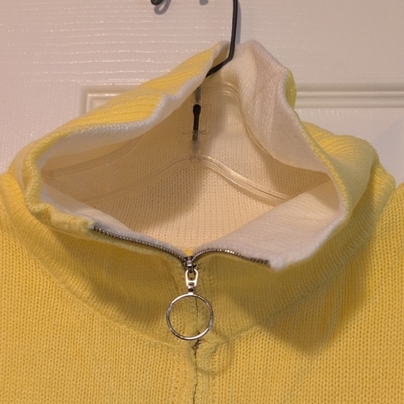 Colorful 1/4 Zip SKI Pullover Sweater - Picture 4 of 7